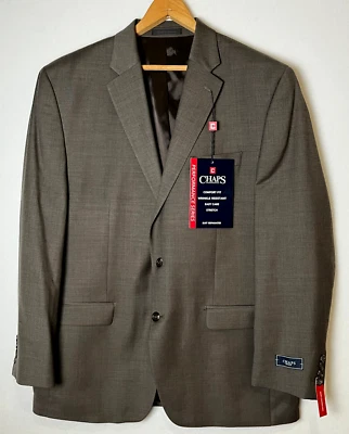 Abrigo Deportivo Chaps Ralph Lauren 44R Serie Performance Traje Separado Marrón $240. Foto 1 de 4