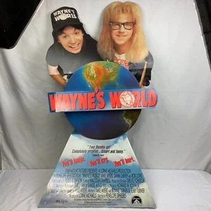 Wayne's World 1992 Movie Theater Video Store Promo Standee Rare Vintage - Picture 1 of 13