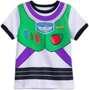 CAMISETA DE DISFRAZ DE NIÑOS DISNEY TOY STORY BUZZ LIGHTYEAR NUEVA CON ETIQUETAS - Imagen 1 de 2