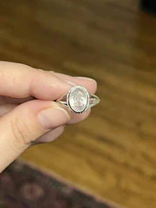 Morganit Sterling Silber Ring Gr. 8,75 - Bild 1 von 5