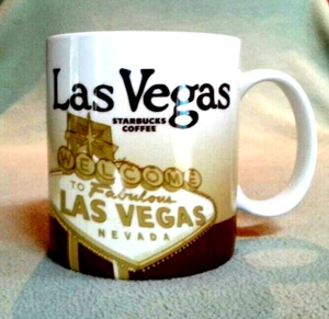 Starbucks Collector Series Las Vegas Tazza da caffè 2009 Insegna Benvenuti a Las Vegas - Foto 1 di 4