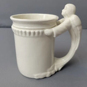 Taza de colección McConnell Talus Corp Angel Forming Handle 1994 diseño elevado 5,25" T - Imagen 1 de 11
