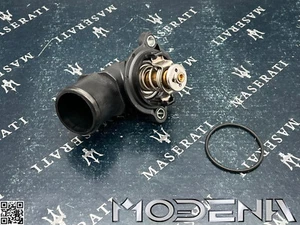Original Thermostat Kühlwasser Kühler Thermostatgehäuse Maserati V6 3.0 TDS - Bild 1 von 2