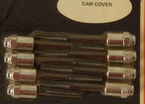 Harley Chrome Cam cover screw set Cap Nuts 71-85 Sportsters Colony 8454-8 New - Picture 1 of 1