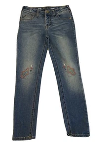 Love Fire Jeans SIZE 12 Unicorn on both legs NWT Super Skinny - Picture 1 of 9