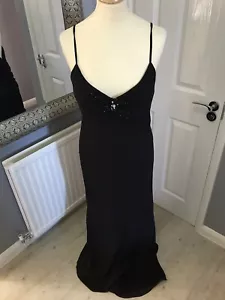 Ladies black size 14 ballgown / bridesmaid dress by Veni Infantino BNWT - Picture 1 of 7