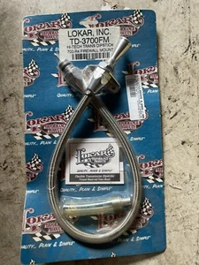 Lokar TD-3700FM Hi-Tech Transmission Dipstick - Firewall Mount - Flexible -NEW - Picture 1 of 2