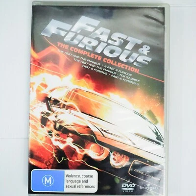 Fast & Furious: The Complete Collection (DVD, 2011) Car Racing Crime Thriller - Image 1 of 4