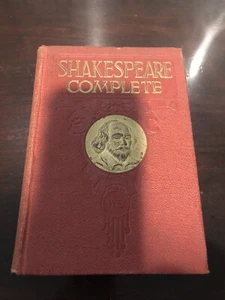 1927 THE COMPLETE WORKS OF WILLIAM SHAKESPEARE History, Plays & Poems HC - Picture 1 of 5