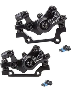 Mechanische Bremssättel 2 Stück Fahrradscheibe Universal Schwarz Aluminiumlegierung - Bild 1 von 6