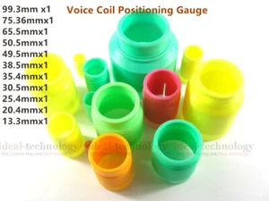 13pcs/lot Woofer Bass Voice Coil Positioning Gauge 13.3mm-99.3mm - Picture 1 of 1