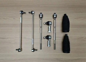Tie Rod Set Link Joints With Boots For Suzuki Baleno 2015-2021 - Picture 1 of 2