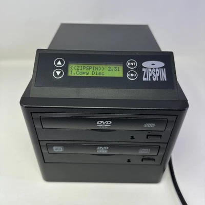 Zipspin CD/DVD Duplicator DVD Copier CD Burner  DVD-121-PRO WM-DC With Plug - Image 1 of 4