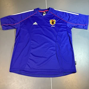 Japan 2002 2003 Home Fußball Trikot XL Vintage Adidas Football Shirt blau - Bild 1 von 13