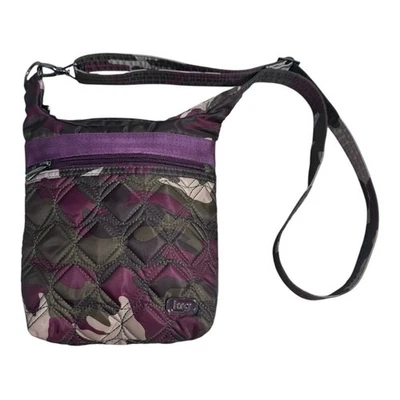 Bolso Bandolera Lug Skipper Para Mujer Cartera Acolchado Camuflaje Bayas RFID Foto 1 de 4