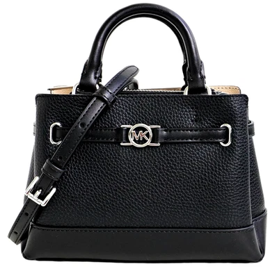 Michael Kors Bag School Bag Reed XS Mini Satchel XBody Black Leather New - Image 1 of 4