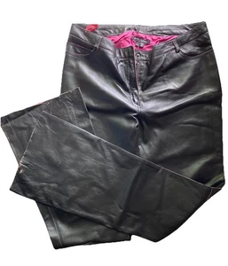 Betsy Johnson Leather Pants - Picture 1 of 14