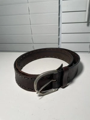 "Cinturón de cuero genuino Aeropostale grande 43""" Foto 1 de 3