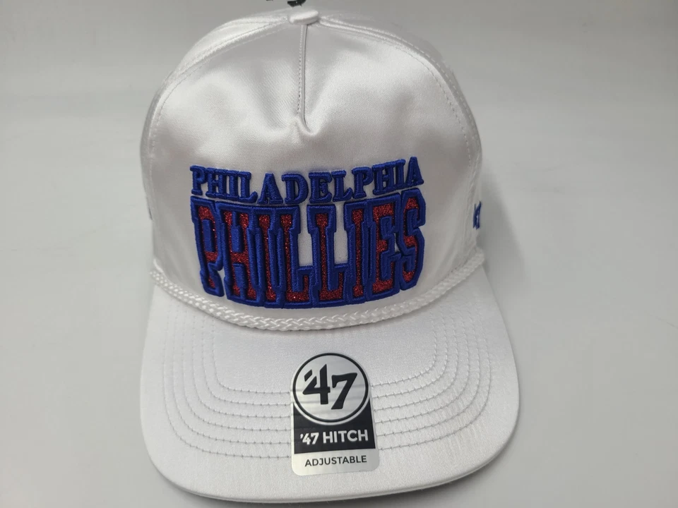 Women Philadelphia Phillies 47 Brand Hitch Outspoken Rope Snapback Hat Cap MLB - Image 1 of 4