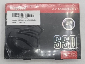 NOWY KingSpec 4tb 2.5 SATA SSD, SATA III 6Gb/s wewnętrzny dysk półprzewodnikowy - Zdjęcie 1 z 4