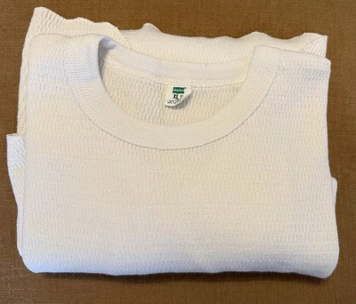 Vintage 70/80s Green Tag Label Hanes Thermal, Long John, T-Shirt XL - Image 1 of 4