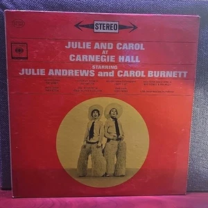 Julie Andrews and Carol Burnett - At Carnegie Hall - 1962 Columbia Vinyl Record - Picture 1 of 4