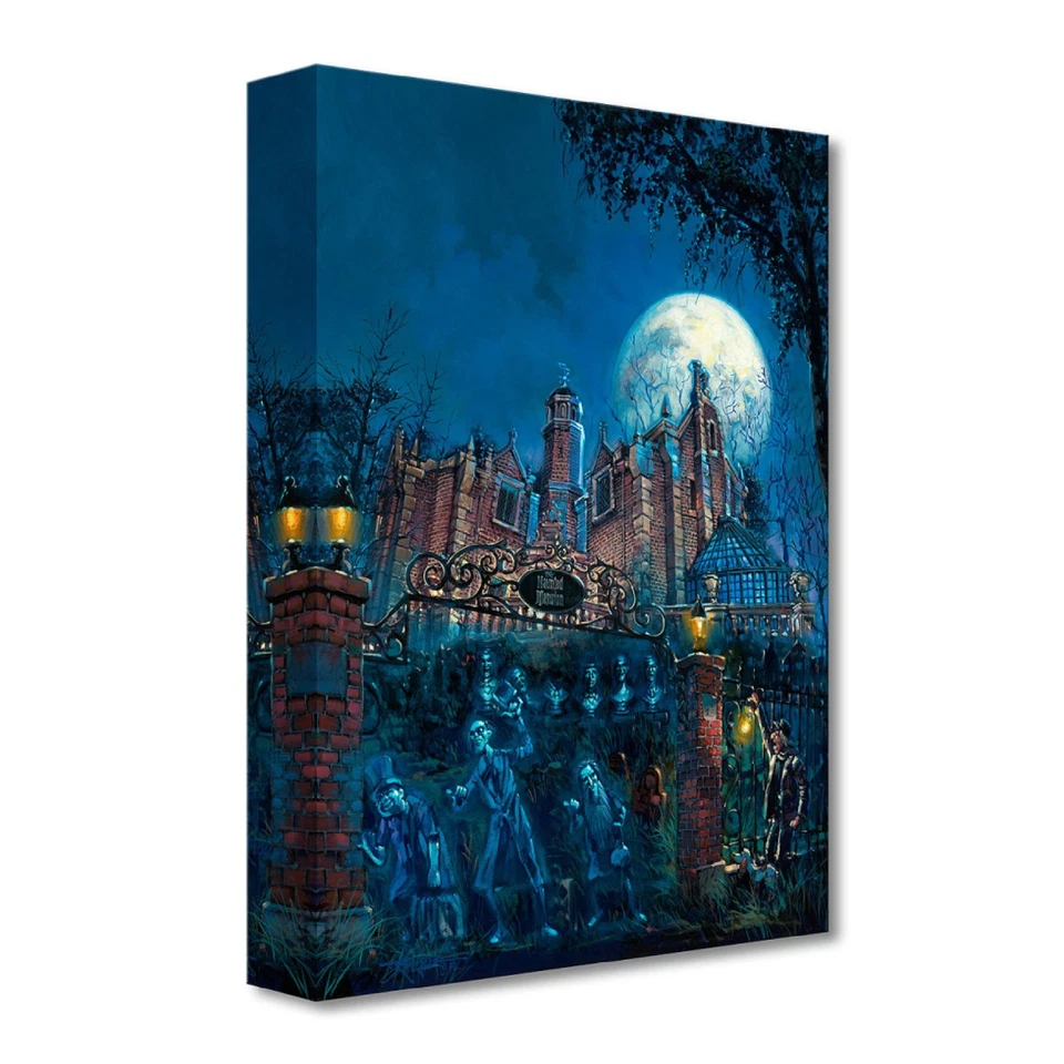 Haunted Mansion 16Hx12W Disney Fine Art by Rodel Gonzalez - Image 1 of 1
