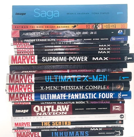 graphic novel lot - Pick your choice - The Sandman, Marvel, DC, Walking Dead Cover
