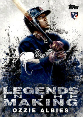 2018 Topps #LITM-4 Ozzie Albies Atlanta Braves - Image 1 of 2