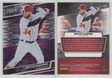 2016 Panini National Convention VIP Purple Pulsar Prizm /50 Bryce Harper #55