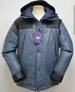 The North Face Purple Label nanamica Mountain Down Leather Jacket Size M 2503TY - Picture 1 of 9