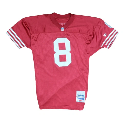 Vintage San Francisco 49ers Steve Young Authentic Wilson Jersey Large 90s NFL Cover