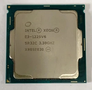 Intel Xeon E3-1225 v6 LGA1151 CPU Processor Quad-Core 3.30GHz 8MB L3 Cache - Picture 1 of 2