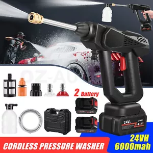 24V Electric High Pressure Washer Car Cleaner Outdoor Watering Spray Gun Battery - Picture 1 of 12