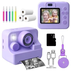 16x Zoom Kids Digital Camera 32G 2.4" 1080P Video Instant Print CAM USB Charging - Picture 1 of 12