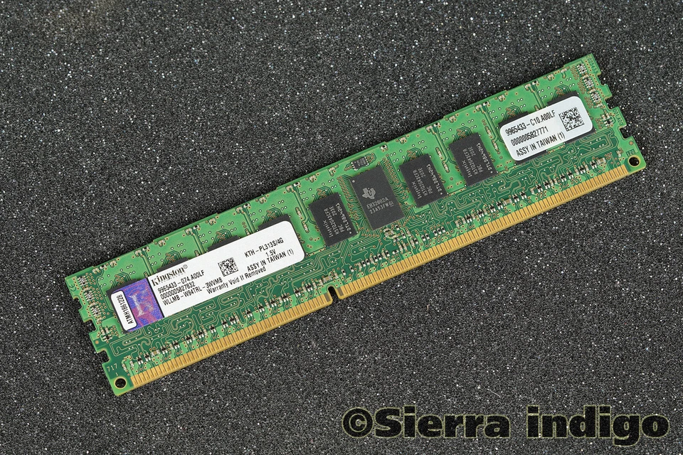 KTH-PL313S/4G Kingston 4GB PC3-10600R Server Memory RAM - Photo 1/1
