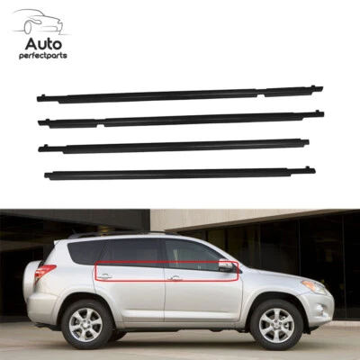 For Toyota RAV4 2009 2010 2011 2012 Window Weatherstrips Moulding Trim Seal Belt Foto 1 de 4