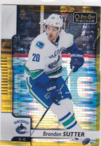 BRANDON SUTTER 2017-18 17-18 OPC PLATIN SEISMIC GOLD #04/50 #93 CANUCKS - Bild 1 von 1