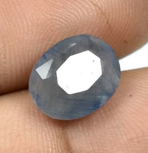 AAA 100 % Natural Cachemira Zafiro Azul Claro 5.60 Ct Corte Ovalado Piedra Preciosa Suelta - Imagen 1 de 6