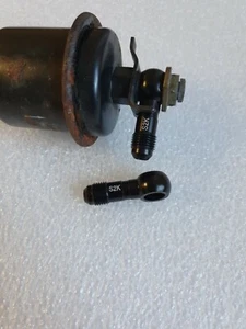 Adaptador de banjo de ojos S2K R Racing AN -6 (AN6 AN 06) 12,5 mm en negro para Honda Civic - Imagen 1 de 4