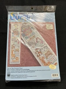 Cross Stitch Kit Bucilla Baby Collection Two by Two Growth Chart Open Noahs Ark - Picture 1 of 2