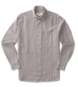 Duck Head Herren Medium Tempest blau Langarm kariert Oxford neu mit Etikett $ 108 Einzelhandel - Bild 1 von 5