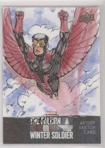 2022 Marvel Studios' The Falcon and Winter Soldier Dave Lynch Auto Sketch ob9