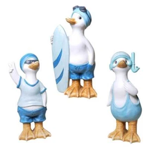 3er Set Bade-Enten stehend beim Wassersport, sortiert - Photo 1/1