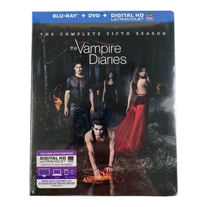 The Vampire Diaries: The Complete Fifth Season (Blu-ray, 2014) Drama, New Sealed - Picture 1 of 4