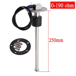 250mm Fuel Level Sender Water Level Sensor 0-190ohm For Car Boat - Picture 1 of 9