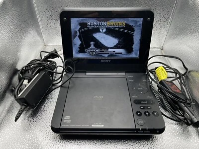 RARE SONY PORTABLE CD/DVD PLAYER DVP-FX750 WALL AND CAR CHARGER TESTED - Image 1 of 4