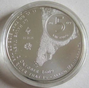 Netherlands 5 Euro 2009 400 Years Manhattan BU - Picture 1 of 2