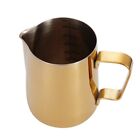 Latte Espresso Coffee Pitcher with Scale Premium Stainless Steel Milk Frother