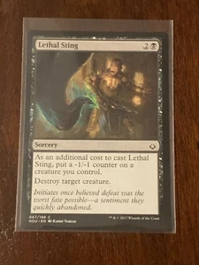 Magic the Gathering Hour of Devastation Lethal Sting - Picture 1 of 2